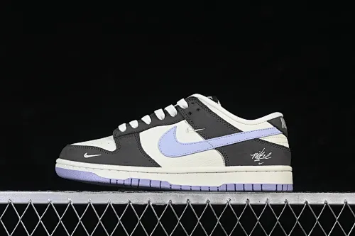 All categories Nk SB Dunk Series Nk SB Dunk Low High-end customized low-top sneakers Nike SB Dunk Low White Purple Gray High-end customized low-top casual sneakers YF9511-922